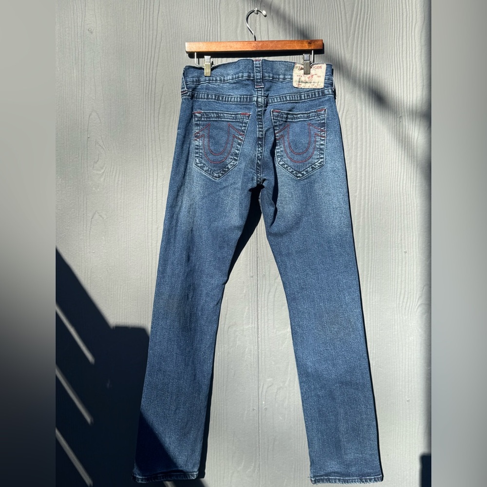 Men’s True Religion Rickie Relaxed Straight Jeans Size 31